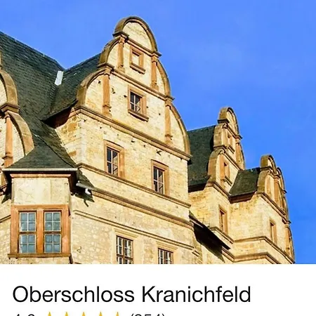 Delux Ferienwohnung Kunstgalerie Und Ilmradweg Kranichfeld Exterior photo